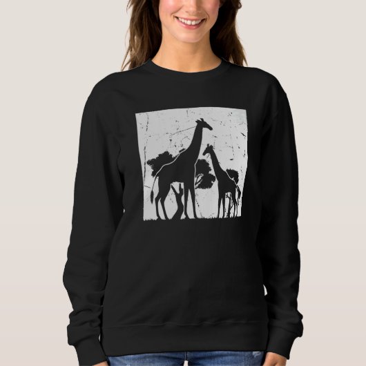 Giraffes African Giraffe Zoo Animal Giraffe Sweatshirt (Vorderseite)