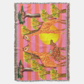 Giraffes Freunde werfen Blanket Decke (Vorderseite Vertikal)