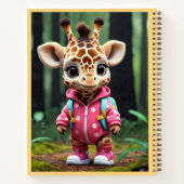 "Giraffe's Fun Day Out" Notizblock (Rückseite)