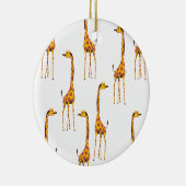 Giraffes Jigsaw Puzzle Keramik Ornament (Rechts)