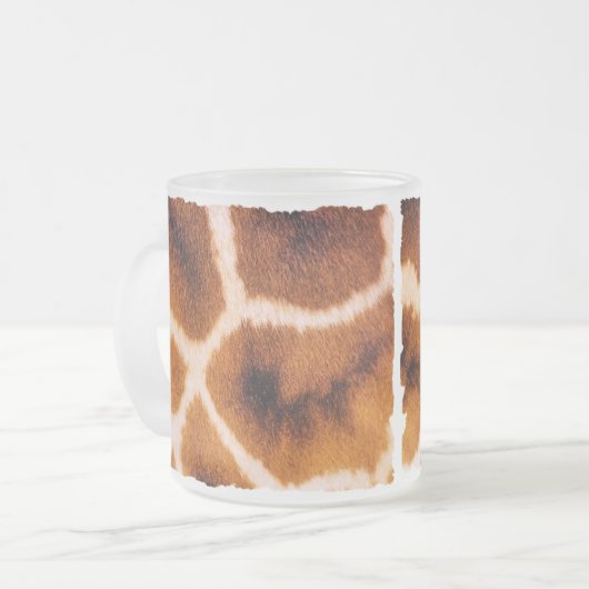 GIRAFFES MATTGLASTASSE (Vorderseite Links)