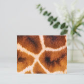 GIRAFFES POSTKARTE (Stehend Vorderseite)