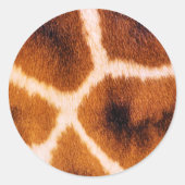 GIRAFFES RUNDER AUFKLEBER (Vorderseite)