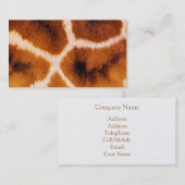 GIRAFFES VISITENKARTE (Vorne/Hinten)