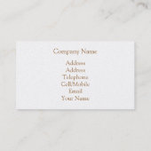 GIRAFFES VISITENKARTE (Rückseite)