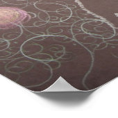 Giraffey Night Poster (Ecke)