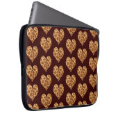 Giraffic Hearts Tiled Pattern Laptopschutzhülle (Vorne Rechts)