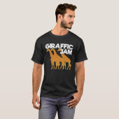 Giraffic Jam Funny Giraffe Animal Keeper Geschenk T-Shirt (Vorne ganz)