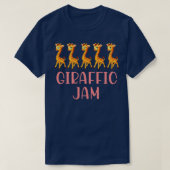 Giraffic Jam Funny Giraffe T-Shirt (Design vorne)