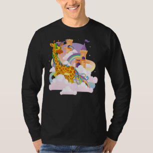 Girafficorn Süße Tier Rainbow Fairytale Unicorn T-Shirt