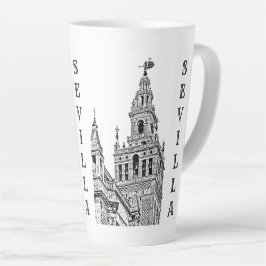 Giralda Sevilla Kathedrale. Andalusien. Milchtasse