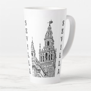 Giralda Sevilla Kathedrale. Andalusien. Milchtasse