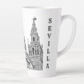 Giralda Sevilla Kathedrale. Andalusien. Milchtasse (Rechts)