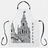 Giralda Sevilla Kathedrale. Andalusien. Schürze (Vorderseite)