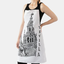 Giralda Sevilla Kathedrale. Andalusien. Schürze