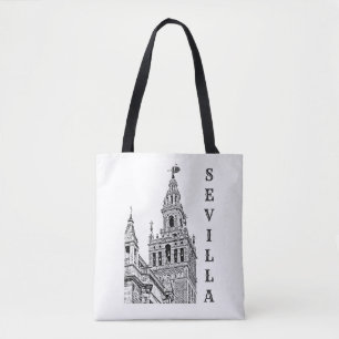 Giralda Sevilla Kathedrale. Andalusien, Spanien. Tasche