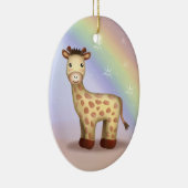 Giraldo die Giraffe - Ornamnet Keramikornament (Rechts)