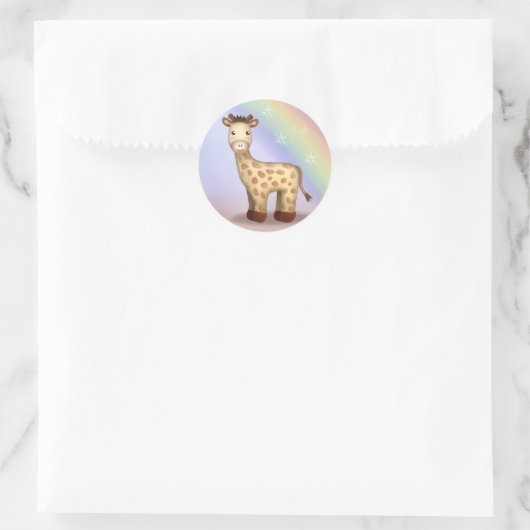 Giraldo die Giraffe - Stickers (Tasche)