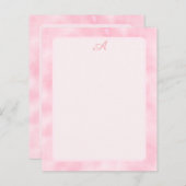 Giralrosa Abstrakte Grenzmonografie (Vorne/Hinten)