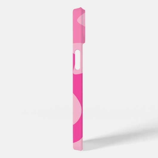 Giralrosa abstrakte Kunst Case-Mate iPhone Hülle (Rückseite / Rechts)