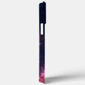 Giralrosa Glitzer Funkelnd Monogram Case-Mate iPhone Hülle (Rückseite / Rechts)