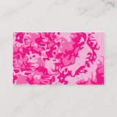 Giralrosa Herzgeschäft oder Visitenkarten Visitenkarte (Rückseite)