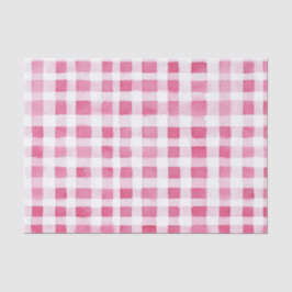 Giralrosa Karierte Streifen Geburtstag Seidenpapier