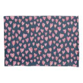 Giralrosa Liebe Kissenbezug (Vorderseite-Links)