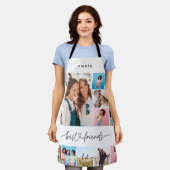 Giralscript Multi-Foto bester Freund, modern Schürze (Getragen)