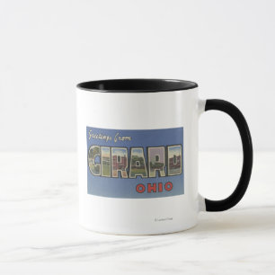 Girard, OhioLarge Buchstabe ScenesGirard, OH- Tasse