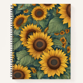 Girasoles Notizblock