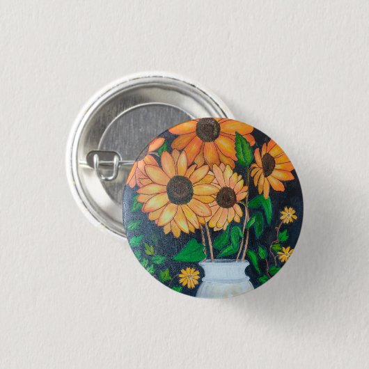 Girassóis Button (Vorne & Hinten)