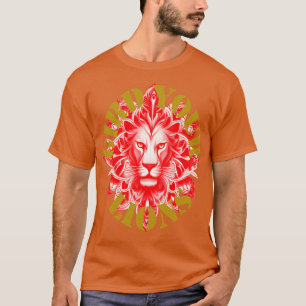 Gird Your Lions England Motivierend Idiom Red T-Shirt