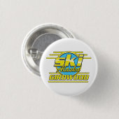 Girdwood Alaska 80er-SkigeLogo Button (Vorne & Hinten)