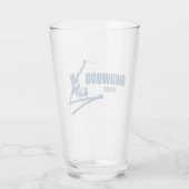 Girdwood Alaska Skifahrer Glas (Rückseite)