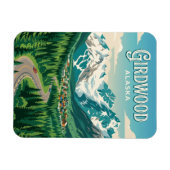 Girdwood USA Magnet (Horizontal)