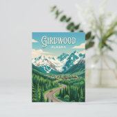 Girdwood USA Postkarte (Stehend Vorderseite)