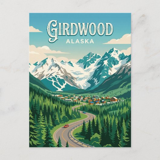 Girdwood USA Postkarte (Vorderseite)