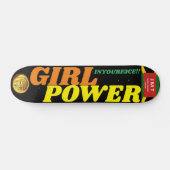 GIRIL POWER IN IHREM GESICHT 7 3/4" Skateboard Dec (Horizontal)