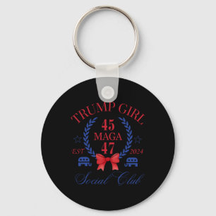 Girl 45 47 Maga Est 2024 Social Club Glückwunsch 4 Schlüsselanhänger