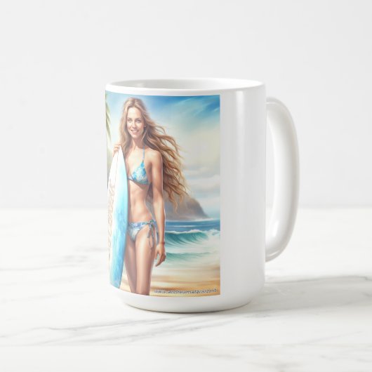 Girl Action Point Break Kaffeetasse (VorderseiteRechts)