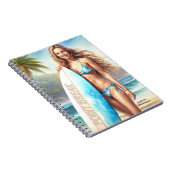 Girl Action Point Break Notizblock (Rechte Seite)