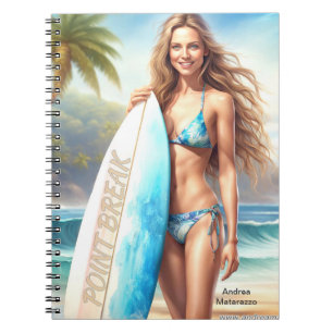 Girl Action Point Break Notizblock