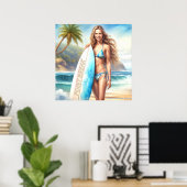 Girl Action Point Break Poster (Heimbüro)