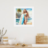 Girl Action Point Break Poster (Küche)