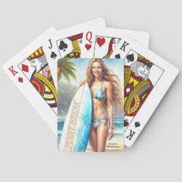 Girl Action Point Break Spielkarten