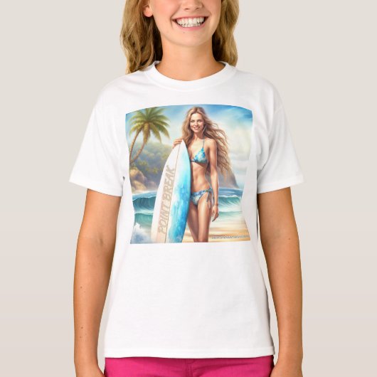 Girl Action Point Break T-Shirt (Vorderseite)