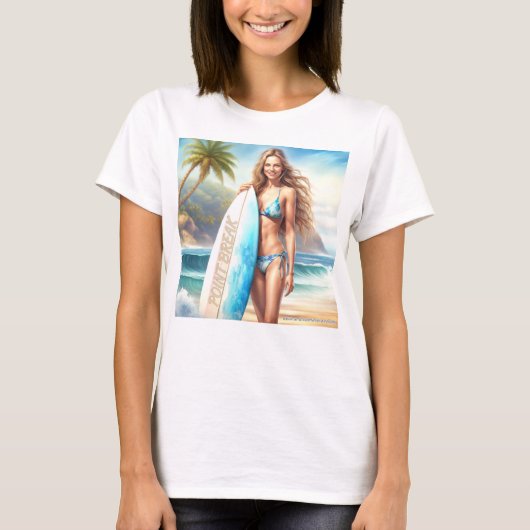 Girl Action Point Break T-Shirt (Vorderseite)
