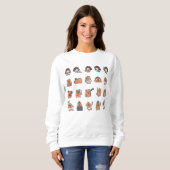 Girl and Capybara's Laboratory Sweatshirt (Vorne ganz)