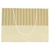 Girl and Dog Gift Bag Große Geschenktüte (Rückseite)